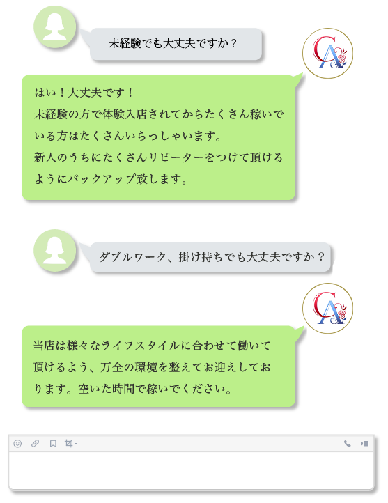 姫路 メンズエステ求人 非風俗高収入「First class～Platinum～」のQ&A